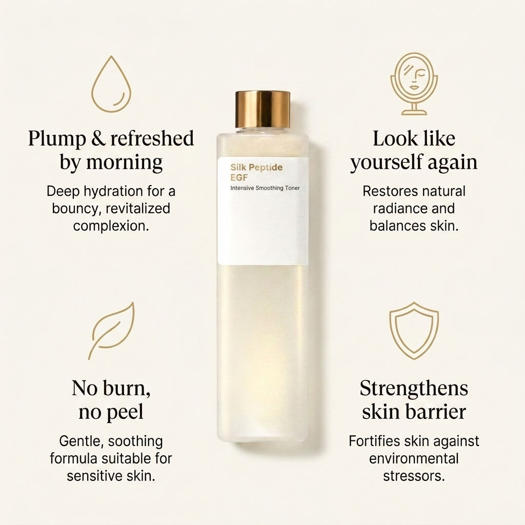 Silk Peptide EGF Toner